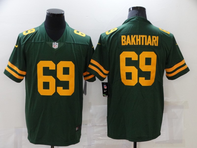 Men's Green Bay Packers David Bakhtiari #69 Green Jersey